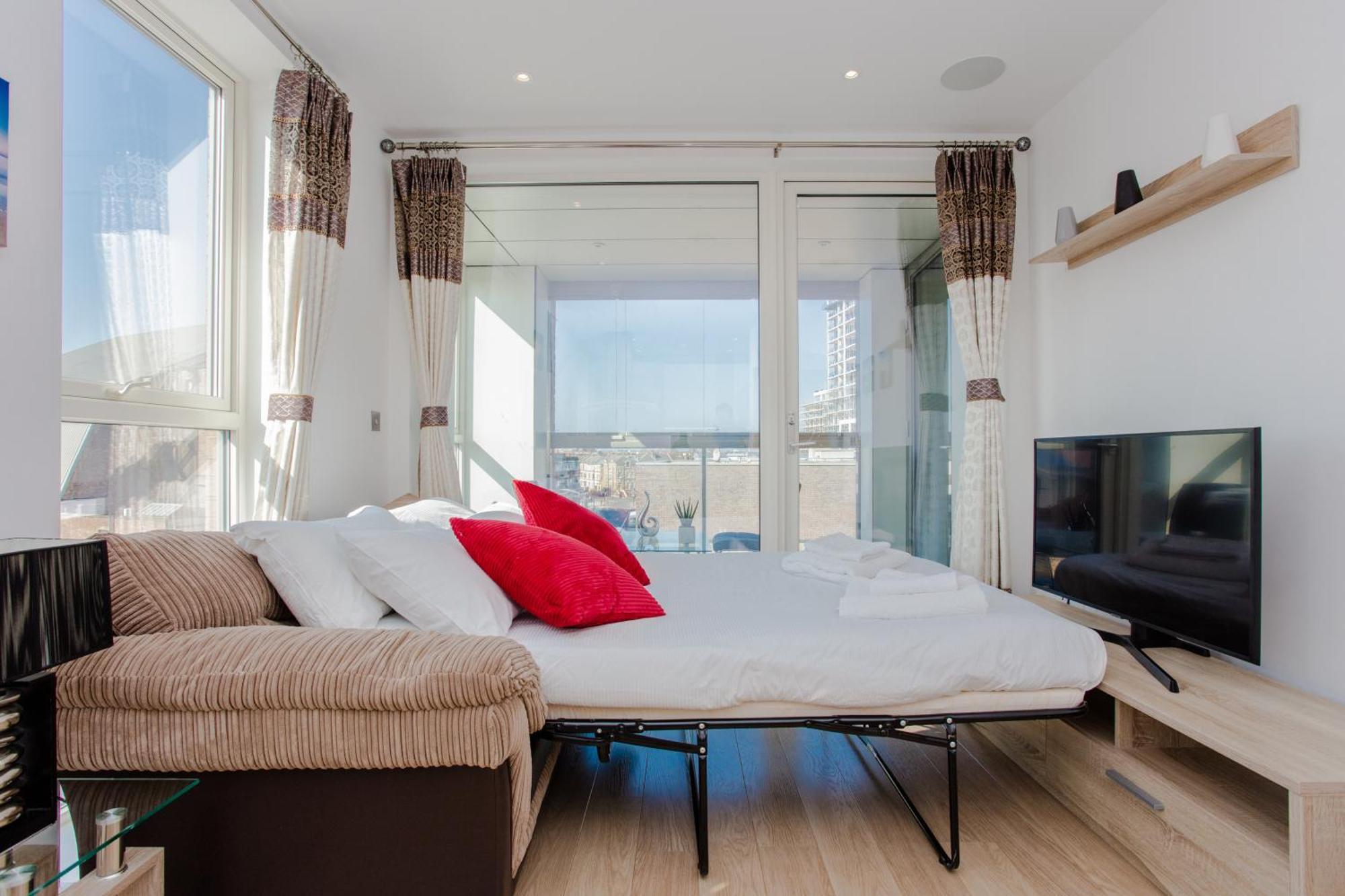 Brand New 2 Bedroom 2 Bath Flat At Brixton Station And O2 For Max 8 Guests Apartment *